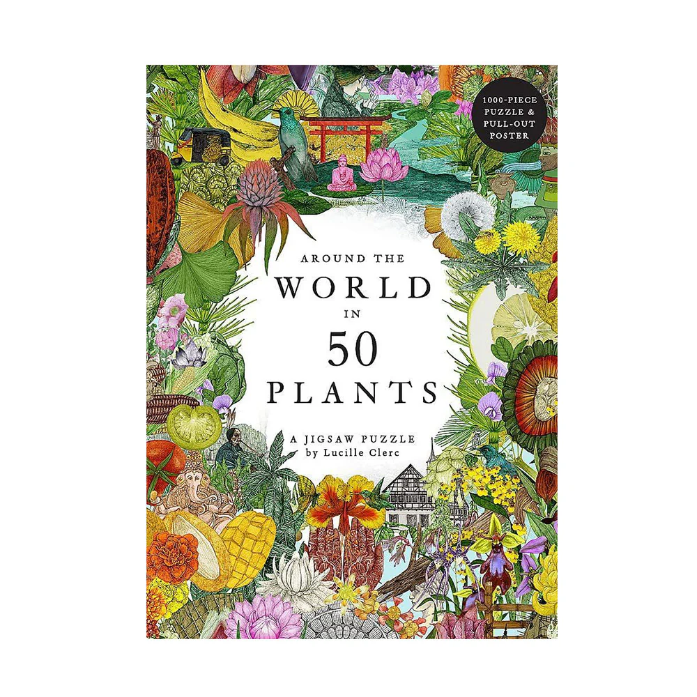 Around the World in 50 Plants: A Jigsaw Puzzle