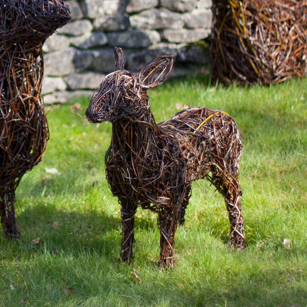 Cotswold Lamb Willow Sculpture - Image 2