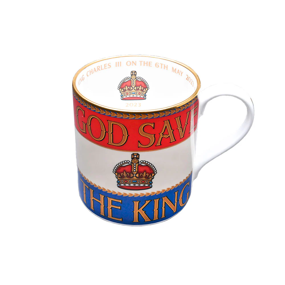 “God Save the King” Fine Bone China Mug - Image 2