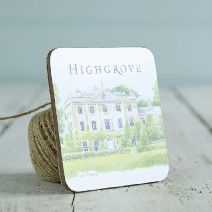 Highgrove House Coaster Illustrated Design - Image 3