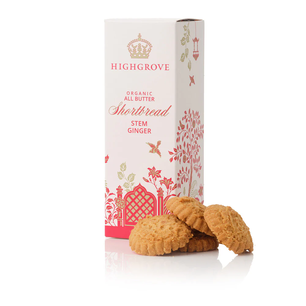 Highgrove Organic Stem Ginger Shortbread