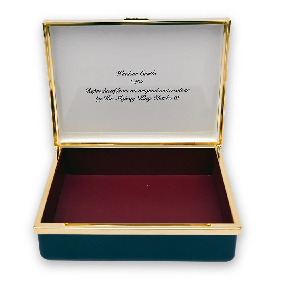 Windsor Castle Large Enamel Trinket Box - Image 2